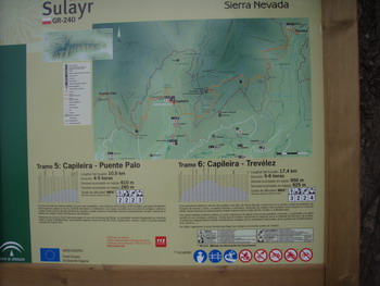 Trevelez Hiking Map